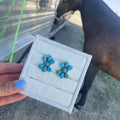 Turquoise Bloom Earrings