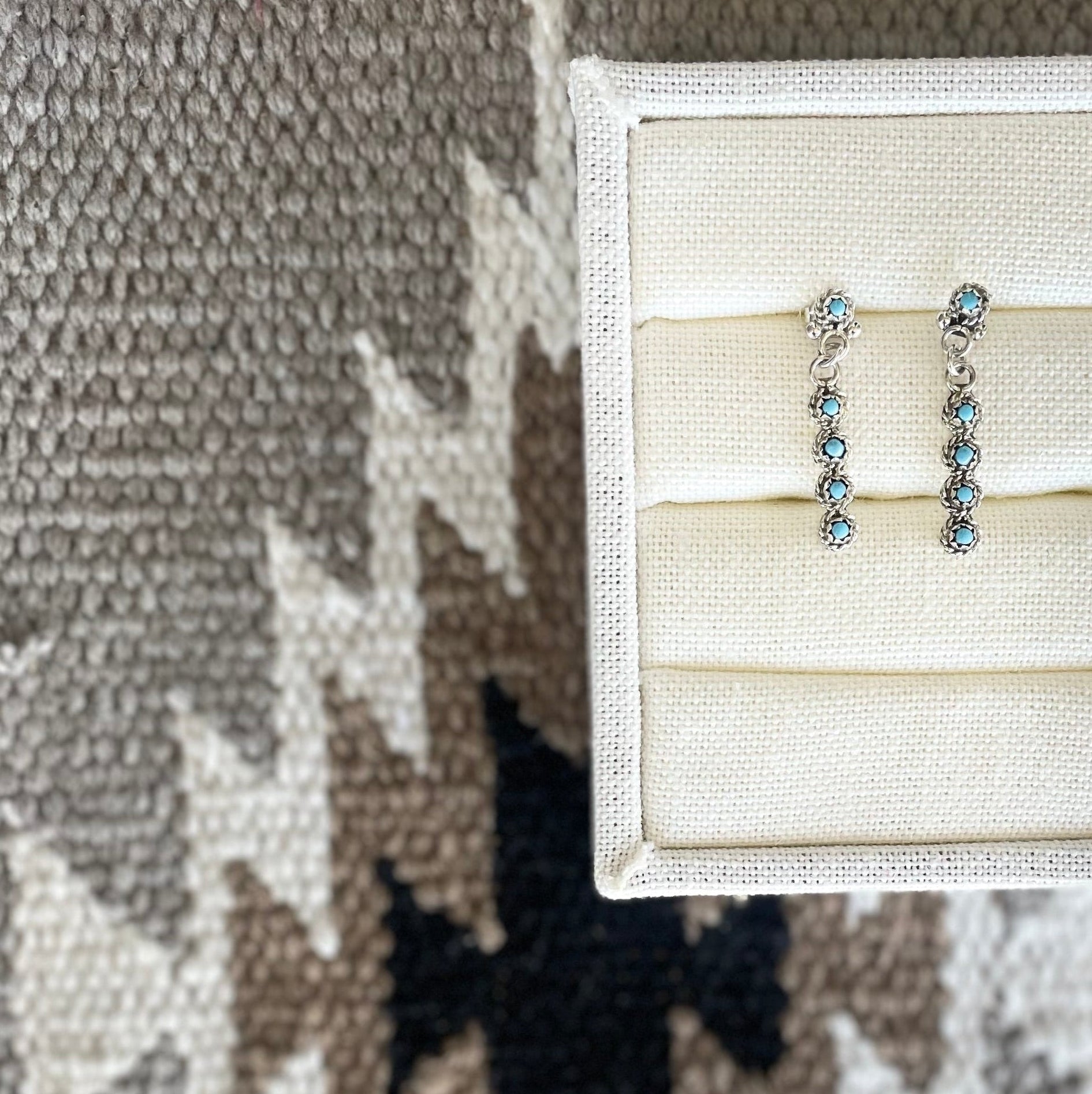 Wild Blue Dangle Earrings
